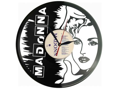 Madonna Winyl Zegar Ścienny Płyta Winylowa Unikalna Dekoracja Dla Fanów Muzyki Prezent Upominek Gift EVEVO Z0113