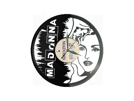 Madonna Winyl Zegar Ścienny Płyta Winylowa Unikalna Dekoracja Dla Fanów Muzyki Prezent Upominek Gift EVEVO Z0113