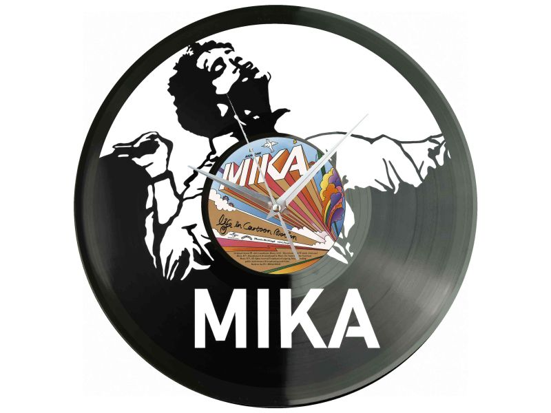 Mika Winyl Zegar Ścienny Płyta Winylowa Unikalna Dekoracja Dla Fanów Muzyki Prezent Upominek Gift EVEVO Z0114