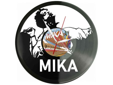 Mika Winyl Zegar Ścienny Płyta Winylowa Unikalna Dekoracja Dla Fanów Muzyki Prezent Upominek Gift EVEVO Z0114