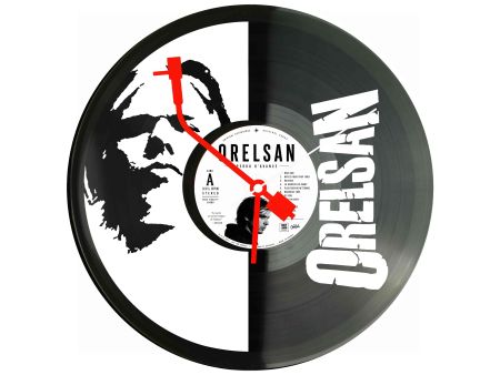 OrelSan Winyl Zegar Ścienny Płyta Winylowa Unikalna Dekoracja Dla Fanów Muzyki Prezent Upominek Gift EVEVO Z0116