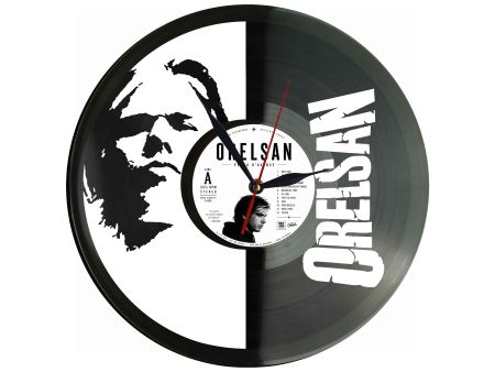 OrelSan Winyl Zegar Ścienny Płyta Winylowa Unikalna Dekoracja Dla Fanów Muzyki Prezent Upominek Gift EVEVO Z0116