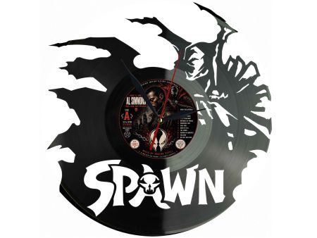 Spawn Winyl Zegar Ścienny Płyta Winylowa Unikalna Dekoracja Dla Fanów Muzyki Prezent Upominek Gift EVEVO Z0122