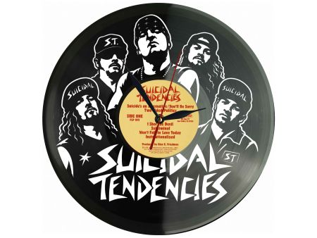 Suicidal Tendencies Winyl Zegar Ścienny Płyta Winylowa Unikalna Dekoracja Dla Fanów Muzyki Prezent Upominek Gift EVEVO Z0124