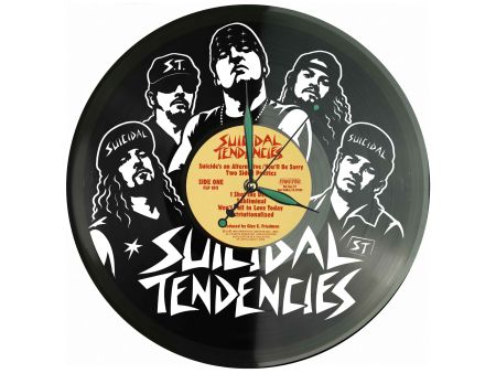 Suicidal Tendencies Winyl Zegar Ścienny Płyta Winylowa Unikalna Dekoracja Dla Fanów Muzyki Prezent Upominek Gift EVEVO Z0124