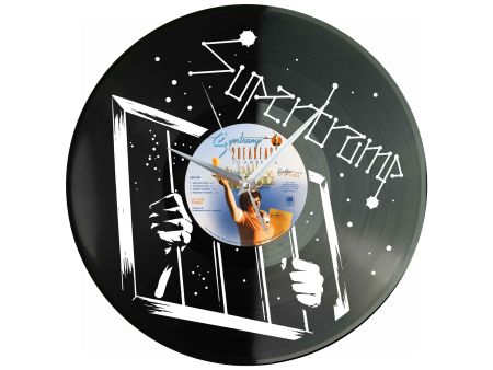 Supertramp Winyl Zegar Ścienny Płyta Winylowa Unikalna Dekoracja Dla Fanów Muzyki Prezent Upominek Gift EVEVO Z0125