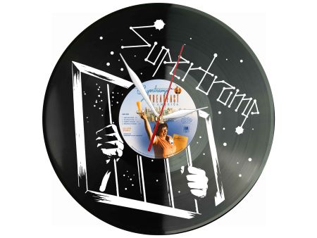 Supertramp Winyl Zegar Ścienny Płyta Winylowa Unikalna Dekoracja Dla Fanów Muzyki Prezent Upominek Gift EVEVO Z0125