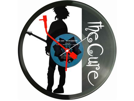 The Cure Winyl Zegar Ścienny Płyta Winylowa Unikalna Dekoracja Dla Fanów Muzyki Prezent Upominek Gift EVEVO Z0127