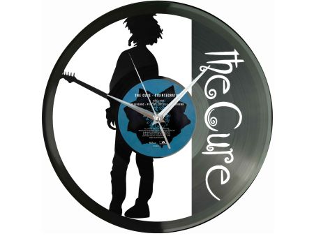 The Cure Winyl Zegar Ścienny Płyta Winylowa Unikalna Dekoracja Dla Fanów Muzyki Prezent Upominek Gift EVEVO Z0127