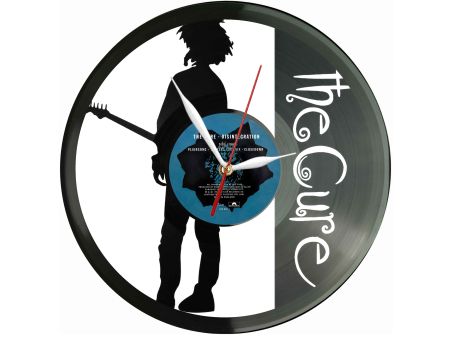 The Cure Winyl Zegar Ścienny Płyta Winylowa Unikalna Dekoracja Dla Fanów Muzyki Prezent Upominek Gift EVEVO Z0127