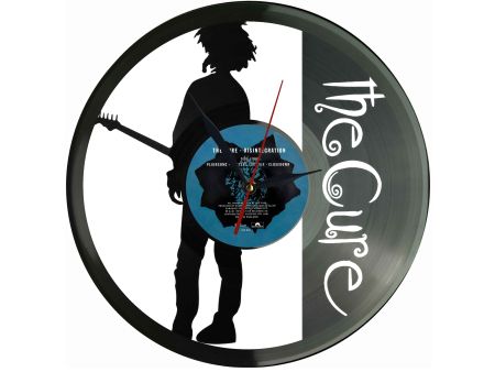 The Cure Winyl Zegar Ścienny Płyta Winylowa Unikalna Dekoracja Dla Fanów Muzyki Prezent Upominek Gift EVEVO Z0127