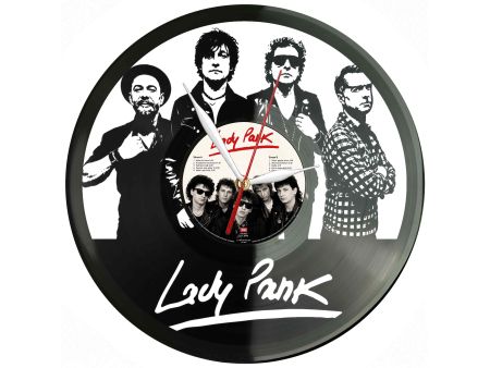 Lady Pank Winyl Zegar Ścienny Płyta Winylowa Unikalna Dekoracja Dla Fanów Muzyki Prezent Upominek Gift EVEVO Z0139