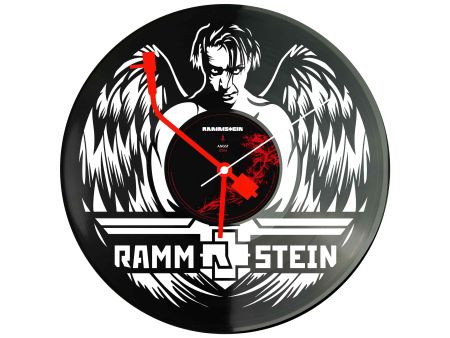Rammstein Winyl Zegar Ścienny Płyta Winylowa Unikalna Dekoracja Dla Fanów Muzyki Prezent Upominek Gift EVEVO Z0143