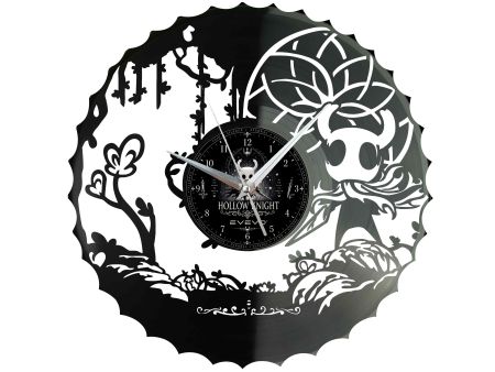 Hollow Knight Winyl Zegar Ścienny Płyta Winylowa Unikalna Dekoracja Dla Fanów Muzyki Prezent Upominek Gift EVEVO F0001