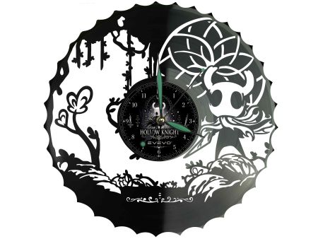 Hollow Knight Winyl Zegar Ścienny Płyta Winylowa Unikalna Dekoracja Dla Fanów Muzyki Prezent Upominek Gift EVEVO F0001
