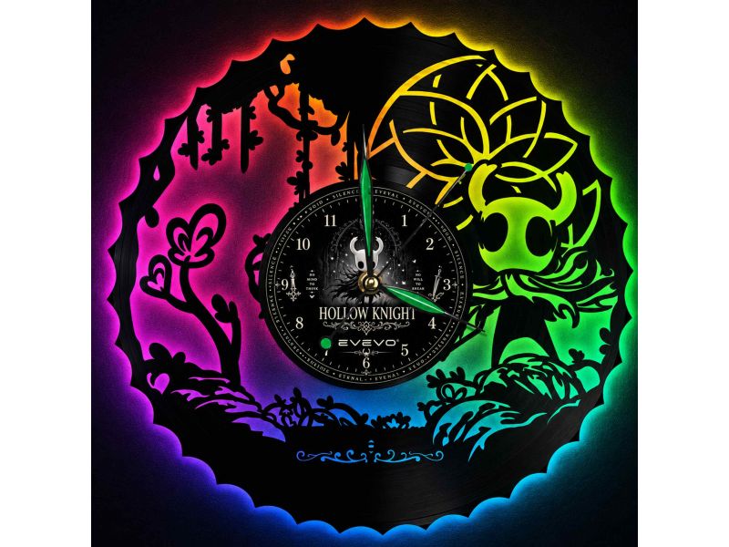 Hollow Knight Zegar Ścienny Płyta Winylowa Nowoczesny Dekoracyjny Na Prezent Urodziny