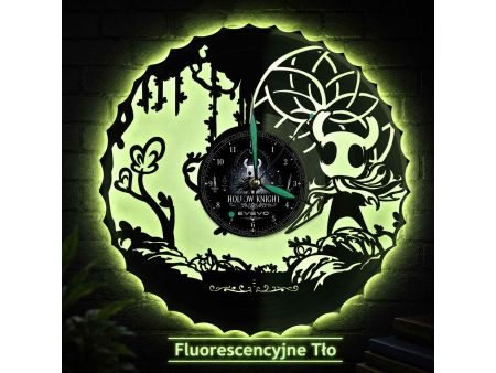 Hollow Knight Zegar Ścienny Płyta Winylowa Nowoczesny Dekoracyjny Na Prezent Urodziny