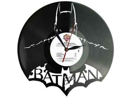 Batman Winyl Zegar Ścienny Płyta Winylowa Unikalna Dekoracja Dla Fanów Muzyki Prezent Upominek Gift EVEVO F0002