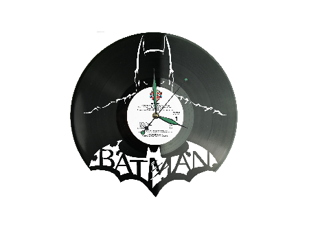 Batman Winyl Zegar Ścienny Płyta Winylowa Unikalna Dekoracja Dla Fanów Muzyki Prezent Upominek Gift EVEVO F0002