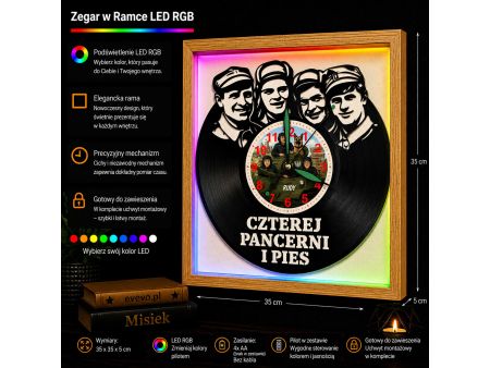 copy of LOS ANGELES ZEGAR ŚCIENNY WINYL PŁYTA WINYLOWA EVEVO EVEVO.PL
