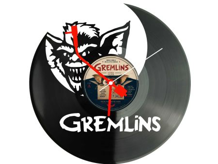 Gremlins Winyl Zegar Ścienny Płyta Winylowa Unikalna Dekoracja Dla Fanów Muzyki Prezent Upominek Gift EVEVO F0020