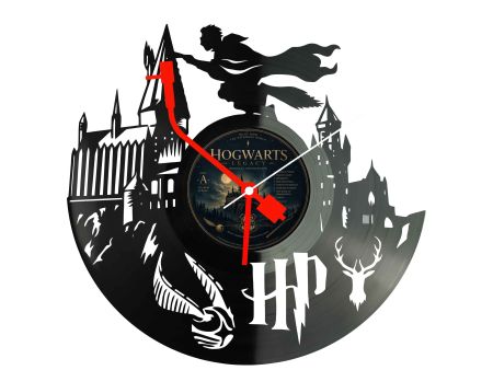 Harry Potter Winyl Zegar Ścienny Płyta Winylowa Unikalna Dekoracja Dla Fanów Muzyki Prezent Upominek Gift EVEVO F0021