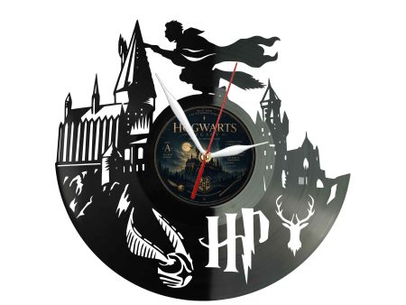 Harry Potter Winyl Zegar Ścienny Płyta Winylowa Unikalna Dekoracja Dla Fanów Muzyki Prezent Upominek Gift EVEVO F0021