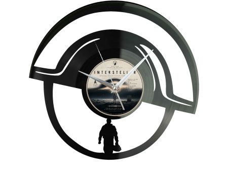 Interstellar Winyl Zegar Ścienny Płyta Winylowa Unikalna Dekoracja Dla Fanów Muzyki Prezent Upominek Gift EVEVO F0022