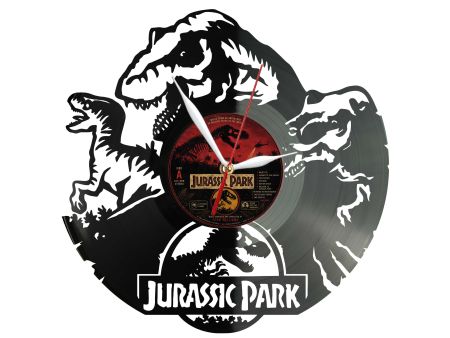Jurassic Park Winyl Zegar Ścienny Płyta Winylowa Unikalna Dekoracja Dla Fanów Muzyki Prezent Upominek Gift EVEVO F0024