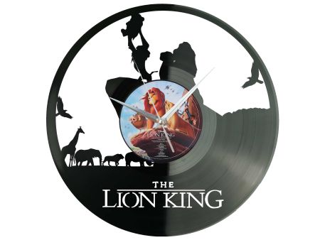 Król Lew Winyl Zegar Ścienny Płyta Winylowa Unikalna Dekoracja Dla Fanów Muzyki Prezent Upominek Gift EVEVO F0025