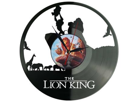 Król Lew Winyl Zegar Ścienny Płyta Winylowa Unikalna Dekoracja Dla Fanów Muzyki Prezent Upominek Gift EVEVO F0025