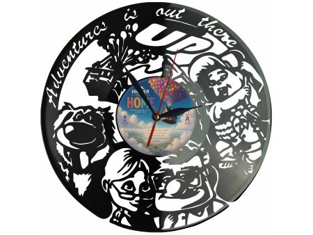 UP ODLOT Winyl Zegar Ścienny Płyta Winylowa Unikalna Dekoracja Dla Fanów Muzyki Prezent Upominek Gift EVEVO F0029