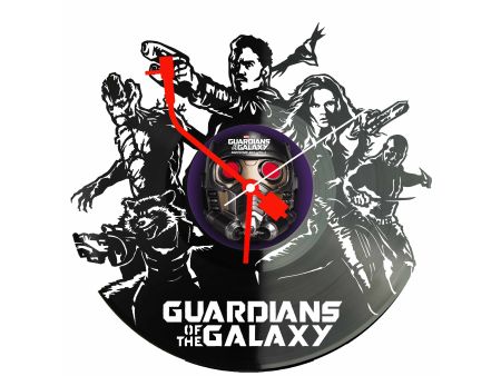 Guardians of the Galaxy Winyl Zegar Ścienny Płyta Winylowa Unikalna Dekoracja Dla Fanów Muzyki Prezent Upominek Gift EVEVO F0030