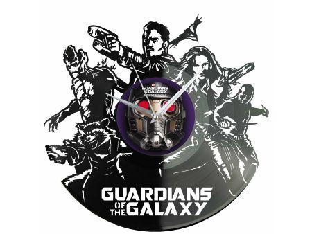 Guardians of the Galaxy Winyl Zegar Ścienny Płyta Winylowa Unikalna Dekoracja Dla Fanów Muzyki Prezent Upominek Gift EVEVO F0030