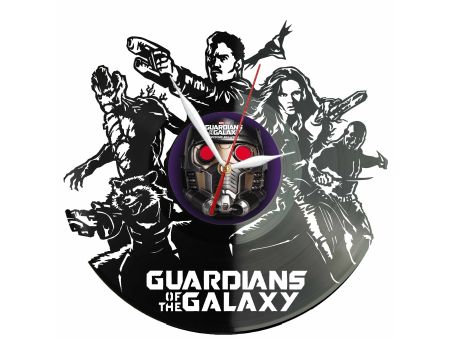 Guardians of the Galaxy Winyl Zegar Ścienny Płyta Winylowa Unikalna Dekoracja Dla Fanów Muzyki Prezent Upominek Gift EVEVO F0030