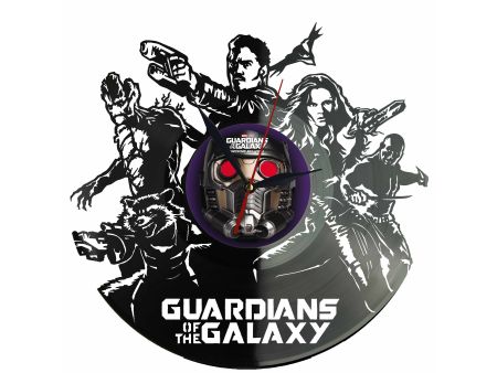 Guardians of the Galaxy Winyl Zegar Ścienny Płyta Winylowa Unikalna Dekoracja Dla Fanów Muzyki Prezent Upominek Gift EVEVO F0030