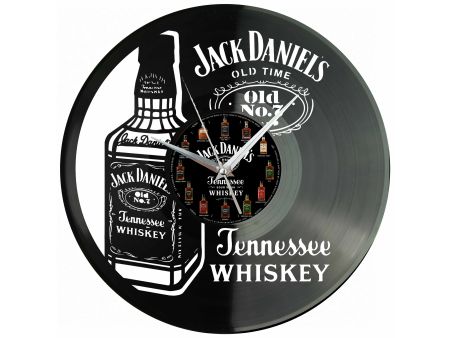 Jack Daniel's Winyl Zegar Ścienny Płyta Winylowa Unikalna Dekoracja Dla Fanów Muzyki Prezent Upominek Gift EVEVO F0034
