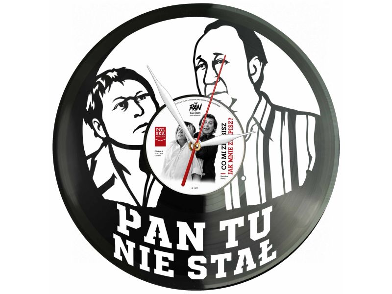 Co Mi Zrobisz Jak Mnie Złapiesz Winyl Zegar Ścienny Płyta Winylowa Unikalna Dekoracja Prezent Upominek Gift EVEVO F0035