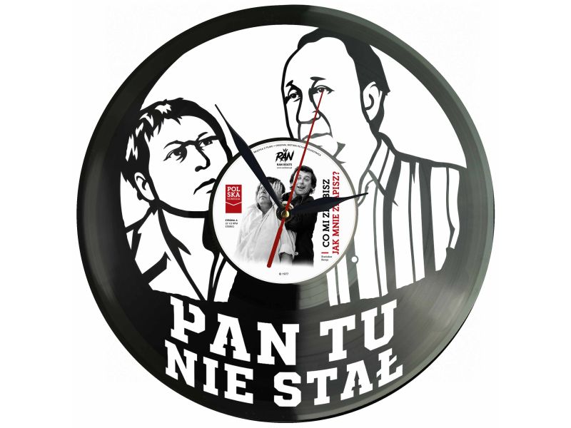 Co Mi Zrobisz Jak Mnie Złapiesz Winyl Zegar Ścienny Płyta Winylowa Unikalna Dekoracja Prezent Upominek Gift EVEVO F0035