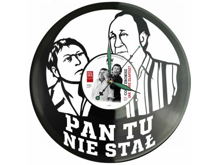 Co Mi Zrobisz Jak Mnie Złapiesz Winyl Zegar Ścienny Płyta Winylowa Unikalna Dekoracja Prezent Upominek Gift EVEVO F0035