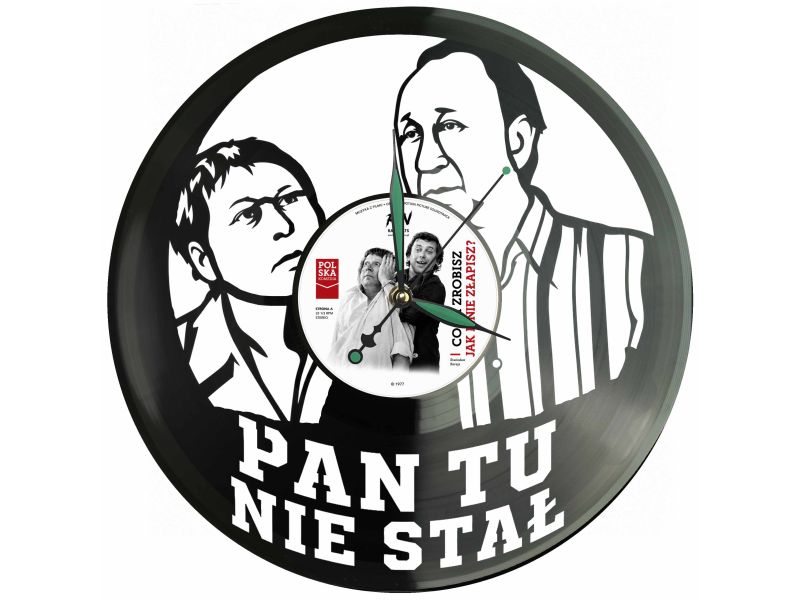Co Mi Zrobisz Jak Mnie Złapiesz Winyl Zegar Ścienny Płyta Winylowa Unikalna Dekoracja Prezent Upominek Gift EVEVO F0035