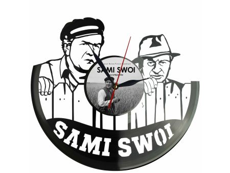 Sami Swoi Winyl Zegar Ścienny Płyta Winylowa Unikalna Dekoracja Dla Fanów Filmu Prezent Upominek Gift EVEVO F0037