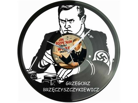 Jak Rozpętałem 2 Wojnę Światową Winyl Zegar Ścienny Płyta Winylowa Unikalna Dekoracja Prezent Upominek Gift EVEVO F0038