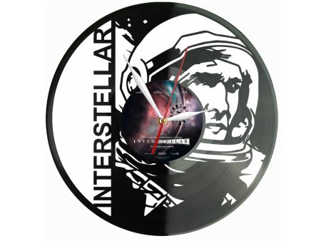 Interstellar Winyl Zegar Ścienny Płyta Winylowa Unikalna Dekoracja Dla Fanów Muzyki Prezent Upominek Gift EVEVO F0040