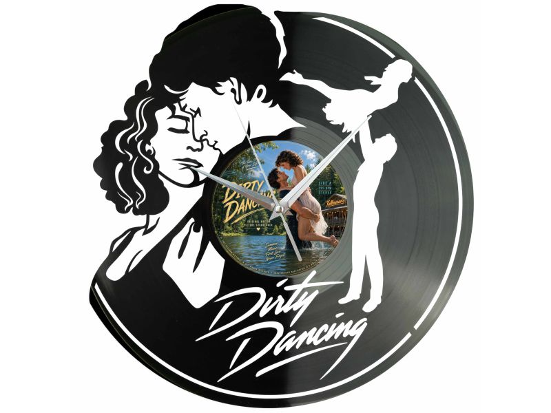 Dirty Dancing Winyl Zegar Ścienny Płyta Winylowa Unikalna Dekoracja Dla Fanów Muzyki Prezent Upominek Gift EVEVO F0053