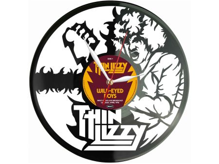 Thin Lizzy Winyl Zegar Ścienny Płyta Winylowa Unikalna Dekoracja Dla Fanów Muzyki Prezent Upominek Gift EVEVO Z0146