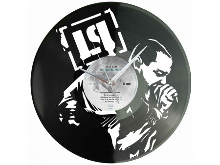 Chester Bennington Winyl Zegar Ścienny Płyta Winylowa Unikalna Dekoracja Dla Fanów Muzyki Prezent Upominek Gift EVEVO Z0150