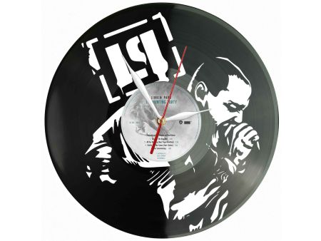 Chester Bennington Winyl Zegar Ścienny Płyta Winylowa Unikalna Dekoracja Dla Fanów Muzyki Prezent Upominek Gift EVEVO Z0150