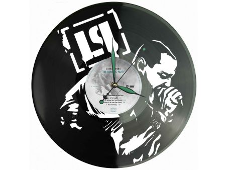 Chester Bennington Winyl Zegar Ścienny Płyta Winylowa Unikalna Dekoracja Dla Fanów Muzyki Prezent Upominek Gift EVEVO Z0150