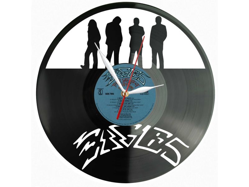 The Eagles Winyl Zegar Ścienny Płyta Winylowa Unikalna Dekoracja Dla Fanów Muzyki Prezent Upominek Gift EVEVO Z0152
